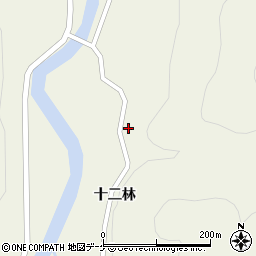 秋田県雄勝郡羽後町飯沢十二林30周辺の地図