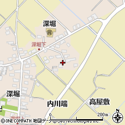 秋田県湯沢市深堀高屋敷89周辺の地図