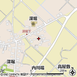 秋田県湯沢市深堀高屋敷83周辺の地図
