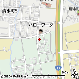 秋田県湯沢市岡田町1-8周辺の地図