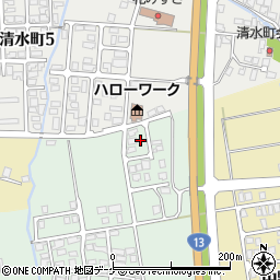 秋田県湯沢市岡田町1-17周辺の地図