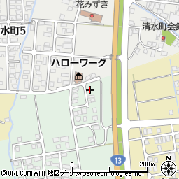 秋田県湯沢市岡田町1-19周辺の地図