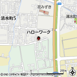 湯沢公共職業安定所周辺の地図