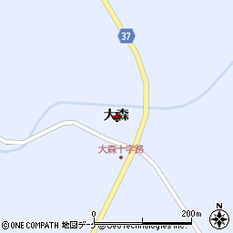 岩手県胆沢郡金ケ崎町永沢大森周辺の地図