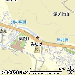 湯沢湯ノ原簡易郵便局周辺の地図