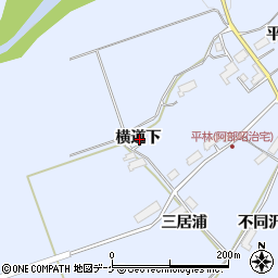 岩手県胆沢郡金ケ崎町永沢横道下周辺の地図