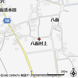 秋田県湯沢市駒形町八面村上94周辺の地図