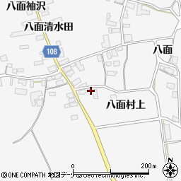 秋田県湯沢市駒形町八面村上56周辺の地図