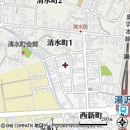 由利一郎工場周辺の地図