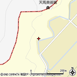秋田県湯沢市松岡雁堀周辺の地図
