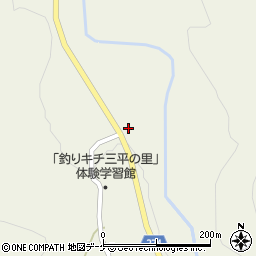 秋田県横手市増田町狙半内七曲下周辺の地図