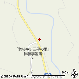 秋田県横手市増田町狙半内（七曲下）周辺の地図