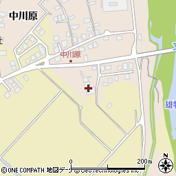 秋田県湯沢市深堀中川原104周辺の地図