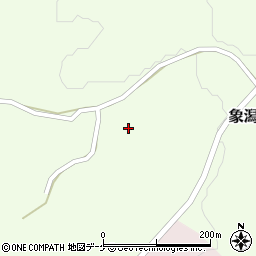 秋田県にかほ市象潟町洗釜（高田）周辺の地図