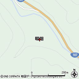 岩手県気仙郡住田町世田米畷畑周辺の地図