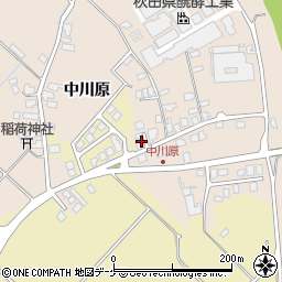 秋田県湯沢市深堀中川原74周辺の地図