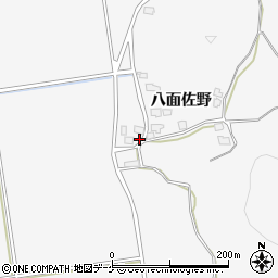 秋田県湯沢市駒形町八面佐野面25周辺の地図