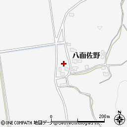 秋田県湯沢市駒形町八面佐野面周辺の地図