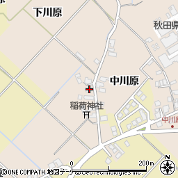 秋田県湯沢市深堀中川原203周辺の地図