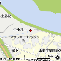 岩手県奥州市水沢佐倉河上谷記15周辺の地図