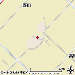 秋田県湯沢市深堀野田周辺の地図