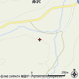 秋田県羽後町（雄勝郡）飯沢（砂田）周辺の地図
