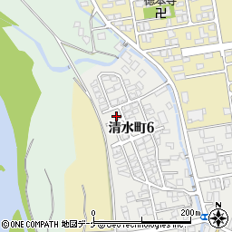 中川原北街区公園周辺の地図