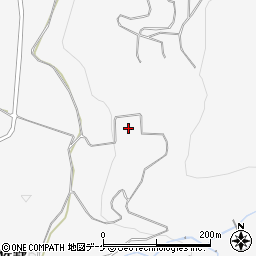 秋田県湯沢市駒形町（八面前森）周辺の地図