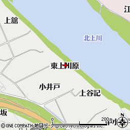 岩手県奥州市水沢佐倉河（東上川原）周辺の地図