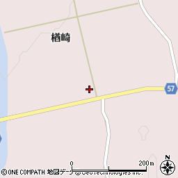 秋田県羽後町（雄勝郡）下仙道（風平）周辺の地図