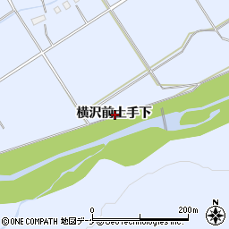 岩手県胆沢郡金ケ崎町永沢横沢前土手下周辺の地図