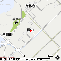 岩手県胆沢郡金ケ崎町永栄関田周辺の地図