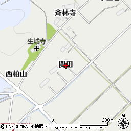岩手県金ケ崎町（胆沢郡）永栄（関田）周辺の地図