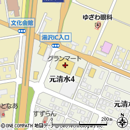 ダイソーグランマート湯沢インター店周辺の地図