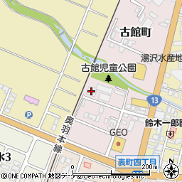 湯沢市デイサービスセンター周辺の地図