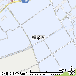 岩手県金ケ崎町（胆沢郡）永沢（横沢西）周辺の地図