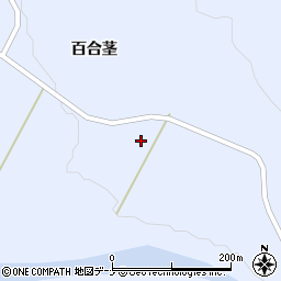 秋田県由利本荘市鳥海町上川内上谷地周辺の地図