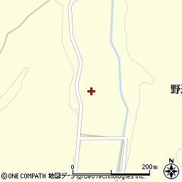 秋田県羽後町（雄勝郡）田沢（長橋）周辺の地図