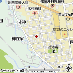 中央ドライ・ダスキン部周辺の地図