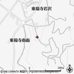 秋田県湯沢市駒形町東福寺大沢10-25周辺の地図