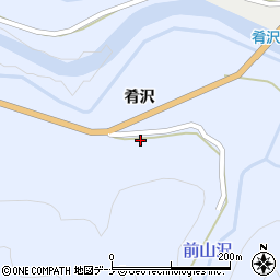 秋田県雄勝郡東成瀬村田子内肴沢109周辺の地図