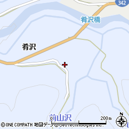 秋田県雄勝郡東成瀬村田子内肴沢64周辺の地図