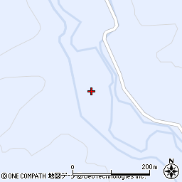 秋田県由利本荘市鳥海町上川内外山37周辺の地図