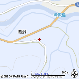 秋田県雄勝郡東成瀬村田子内肴沢68周辺の地図