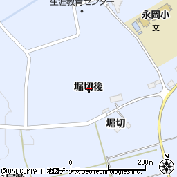 岩手県胆沢郡金ケ崎町永沢堀切後周辺の地図