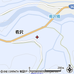 秋田県雄勝郡東成瀬村田子内肴沢67周辺の地図