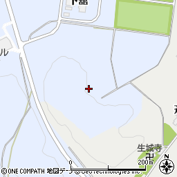 岩手県金ケ崎町（胆沢郡）永沢（柏山舘）周辺の地図