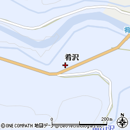 秋田県雄勝郡東成瀬村田子内肴沢2周辺の地図