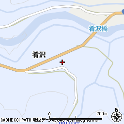 秋田県雄勝郡東成瀬村田子内肴沢69周辺の地図