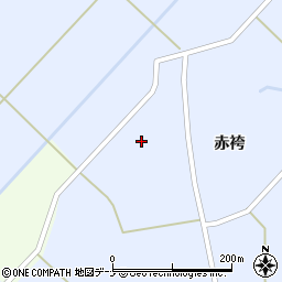 秋田県雄勝郡羽後町下中野周辺の地図